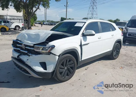 2021 Volkswagen Atlas Cross Sport 3.6L V6 Se W/Technology from USA, damaged, VIN 1V2JE2CA1MC222989